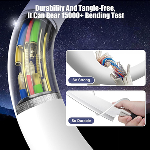 60W 5A Nhanh Chóng Sạc Bện USB-C Để Loại C Cáp Cho Iphone 15 Pro Max Và Máy Tính - Product Image 4