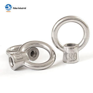HIDEA Acier inoxydable 304 316 JIS G1169 Matériel de gréement robuste forgé électro-polissage passivé Écrou de levage à anneau Écrou à œillet - Product Image 5