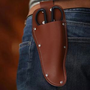 Leather Holster Pliers Holder Pruner Cowhide <b>Belt</b> Hanging <b>Pouch</b> for Gardening Pruning Sheath - Product Image 2