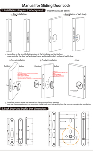 Vô Hình Xử Lý Key Khóa Thép Nhôm Lỗ Mộng Trượt Barn <span class=keywords><strong>Door</strong></span> Ổ Khóa Cho Cửa Gỗ Khoang Gỗ Cửa Túi Hợp Kim Kẽm - Product Image 5
