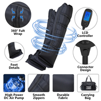 Botas de Compresión de Aire de 5 Cámaras para Recuperación de Piernas, Masajeador Relajante Muscular con Certificación 510(k), con Accesorios Opcionales para Todo el Cuerpo, OEM ODM