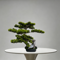 Künstlicher Bonsai-Baum, Kunsttannenbaum mit Töpfen für Zuhause, Tisch, Büro, Schreibtisch, Regal, Wohnzimmer, Bauernhaus-Dekorationen