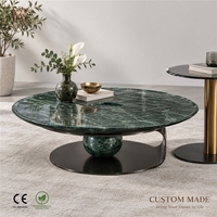 Tables basses de luxe en marbre naturel véritable, style moderne, avec plateau en marbre pour salon, meubles de maison en pierre, table basse