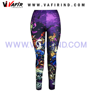 Legging d'hiver en spandex pour femmes pantalon décontracté skinny taille haute avec fonction de séchage rapide sublimé à chaud pour dames taille XL-pour les clubs - Product Image 4