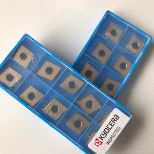 Plaquettes en carbure CNC Kyoceras CNGA120408S01525 A66N OEM pour tour CNC, lame de 32 mm, dureté HRC55, revêtement PVD, garantie de 3 ans - Product Image 3