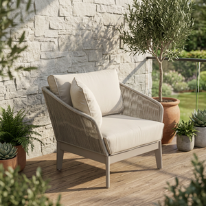 Muebles de Jardín de Lujo, Conjunto Modular de Madera para Patio, Sofá Moderno de Teca para Exteriores de Hotel - Product Image 2