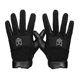 Guantes Tácticos de Cuero Resistentes a Cortes para Hombre, Transpirables, Compatibles con Pantalla Táctil, Ligeros, con Protección de Nudillos, para Patrulla - Product Image 1