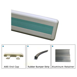 Garde murale au design moderne PVC avec retenue en aluminium Crash Rail Hospital Corridor Wall Protector - Product Image 2