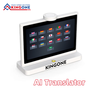 Dispositif de traduction intelligent à double écran AI, écran numérique double face de 10 pouces, prend en charge 50 langues et prend en charge le Wifi 4G - Product Image 1