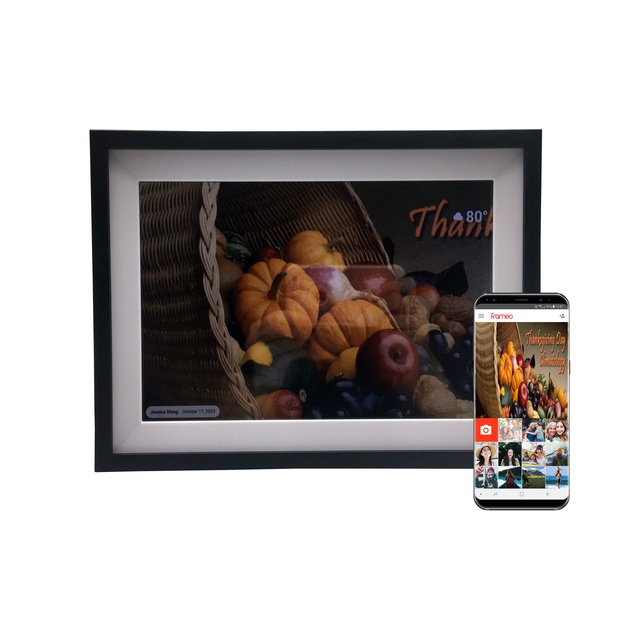 Frameo Digital Picture Frame 10.1 Inch WiFi Digital Photo Frame IPS Touch Screen Smart Cloud Picture Frames