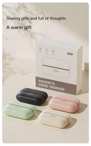 Gran oferta, nuevo calentador de manos magnético recargable por USB, 6000mAh con pantalla de temperatura, calentador de bolsillo <span class=keywords><strong>para</strong></span> invierno, regalo <span class=keywords><strong>para</strong></span> mujeres al aire libre - Product Image 2