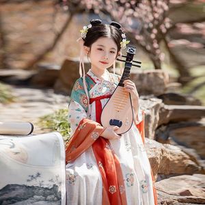 2024 Cosplay scène porter enfants scène Performance <span class=keywords><strong>chinois</strong></span> classiques moderne Hanfu robe fille traditionnel <span class=keywords><strong>chinois</strong></span> Hanfu <span class=keywords><strong>Costume</strong></span> - Product Image 3