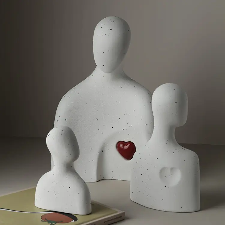 Dropship Cheap High Quality Wedding Anniversary Gifts Ceramic Loving Couples Statues