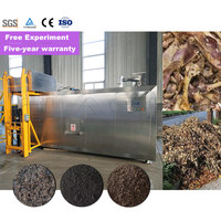 Composteur industriel de grande capacité (5-10 tonnes) pour déchets organiques, équipement de fermentation des déchets alimentaires pour les stations d'épuration urbaines