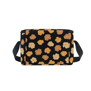 12 Cans Reusable Insulated Tote Cooler Bag Hawaiian Style Custom Print Aluminum Foil Small Lunch Box Bag for Food - Product Image 5