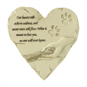 Statua Commemorativa per <span class=keywords><strong>Animali</strong></span> Domestici a Forma di Angelo, Regalo di Conforto per Cani Scomparsi, Scultura in Resina Dipinta a Mano per Decorazione da Giardino - Product Image 4