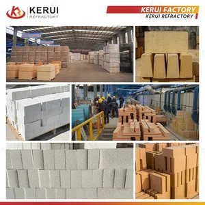 KERUI Light Weight Fire Clay Insulation Brick Diatomaceous Fireclay Insulating Bricks