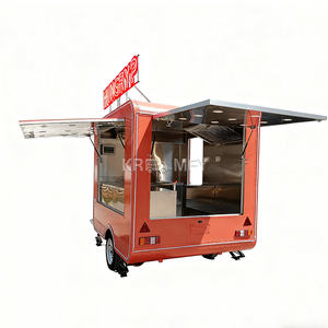 Camión de Comida Móvil Vintage 2025 con 3 Compartimentos, Fregadero y Remolque - Product Image 5