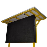 2024 JCTW extérieur portable roue solaire led publicité écrans affichage trafic mobile message variable signe VMS remorque