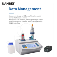 Titreur automatique Ti-50 à potentiomètre, modes de titrage multiples, titreur pour analyseur de qualité de l'eau en laboratoire