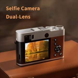 Cámaras para Fotografía, Cámara Digital para Niños, Cámara de Video 5K, Pantalla IPS de 2.8 Pulgadas, 48MP, Lentes Duales, Zoom 16X, Enfoque Antivibración - Product Image 3