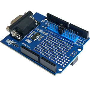 Module de protection Arduino MAX232 RS232, Port série DB9, connecteur femelle, émetteur-récepteur TTL 5V vers RS-232 MIS0232-01 pour Arduino Uno - Product Image 1
