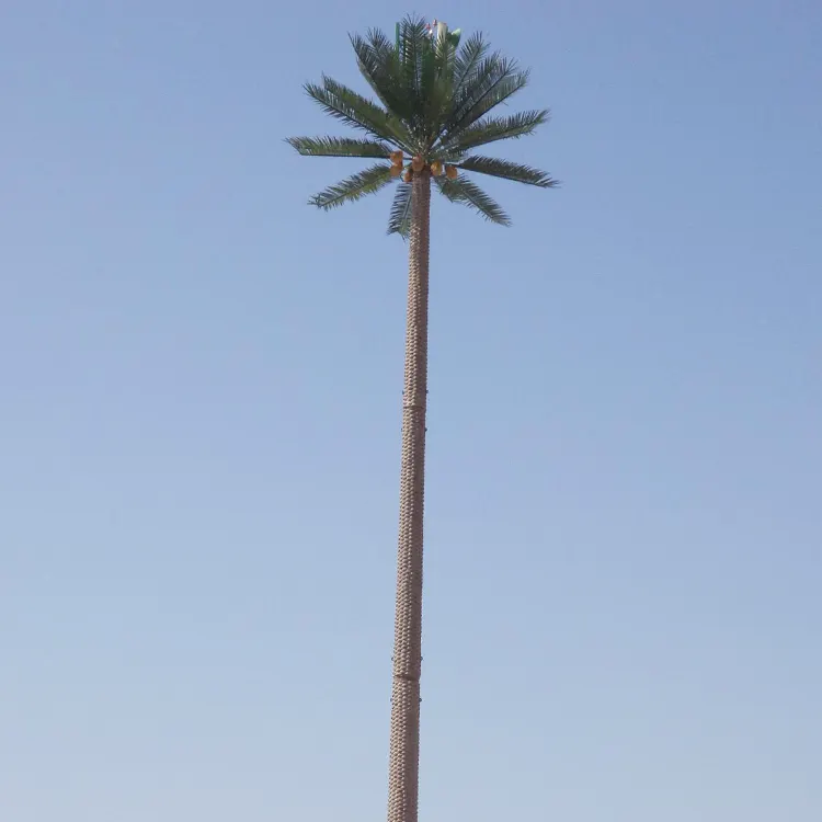 Kamufle telekomünikasyon Gsm anten palmiye ağaç direği