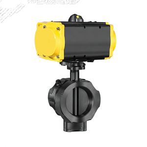 Válvula de Mariposa de Retorno Neumático COVNA de 90 Grados, Estilo Wafer con Sello de EPDM, Accionamiento Neumático - Product Image 2