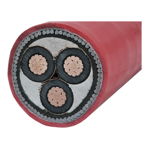 6.6 24 25 33 35 50 66 110 132 220 KV <span class=keywords><strong>3</strong></span> pha <span class=keywords><strong>3</strong></span> lõi 185mm 3C 185 sqmm xlpe cao điện áp trung bình HV ngầm cáp đồng - Product Image 4