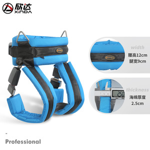 Ceinture de sécurité pour trampoline pour enfants Xinda, taille S, bleue, en nylon, boucle à dégagement rapide, multifonctionnelle, pour les enfants de plus de 4 ans, jeux en plein air - Product Image 2