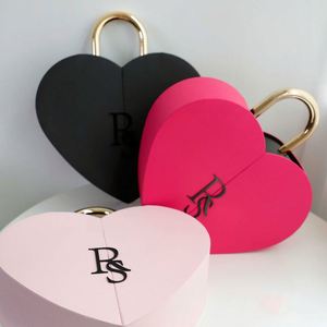Boîte cadeau de fleurs pour la Saint-Valentin, nouveau design 2023, boîte cadeau imperméable pour fruits, boîte cadeau romantique pour anniversaire, bonbons avec boîte à main - Product Image 1