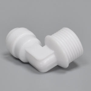 Conector para purificador de agua, rosca macho de 3/4 pulgadas a adaptador rápido tipo L de 2/4 pulgadas para máquinas de agua pura - Product Image 1