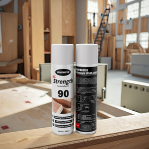 Colle adhésive en aérosol haute résistance 90 | Écologique | Collage ultra-résistant | Pour bois <span class=keywords><strong>stratifié</strong></span> MDF | Structure de réparation industrielle - Product Image 1