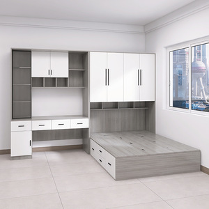 Letto Tatami Multifunzionale Personalizzabile e Mobile in Legno con Contenitore per Uso Scolastico e Alberghiero, Arredamento per Camera da Letto dei Bambini - Product Image 4