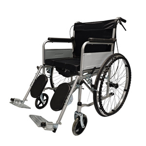 Silla de Ruedas Manual Ligera y Plegable con Freno en U para Personas Mayores y con Discapacidad - Product Image 3