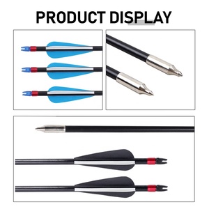 Cung Bắn Cung SPG 8 Mm Sợi Carbon Mũi Tên Tái Phát Mũi Tên <span class=keywords><strong>30</strong></span> Inch Có Thể Thay Thế Trục Chống Nổ Mục Tiêu Thực Hành Săn Bắn - Product Image 6