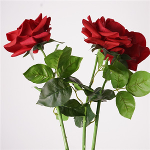 بيع بالجملة قطع مركزية عالية الجودة بلمسة حقيقية زهور صناعية ورود لاتكس لتزيين الزفاف - Product Image 3