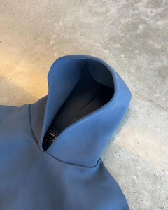 Custom Big Hood 480g Fleece Grueso Baggy Hombres Hombro Dropped Hoodies Unisex Heavyweight Oversized Boxy Cropped Fit Zip up Hoodie - Product Image 1