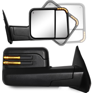 XMAXVISION for for for 1500 2002-2008 Power Heated Towing <b>Mirror</b> Puddle Lamp Turn Signal Lights New Condition Black <b>Mirrors</b> - Product Image 1