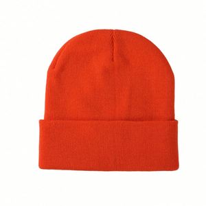 Gorros de Punto al por Mayor para Adultos, Hombres y Mujeres, de Color Sólido, en Stock, Gorro de Invierno Cálido, con Logotipo Personalizado, Gorro de Punto Colorido - Product Image 5