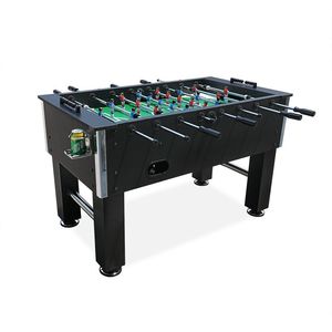 Haute qualité 5 pieds Kicker Football main jouer Sport couleur noire jeu de baby-foot Table de football prix d'usine à vendre - Product Image 4