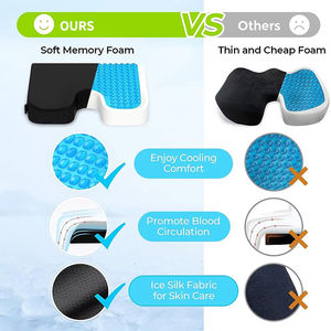 Anti Pressure Sore Waterproof <strong>Gel</strong> Wheelchair <strong>Medical</strong> Sitting Seat <strong>Cushion</strong> Back Coccyx Ergonomic Chair <strong>Gel</strong> <strong>Cushion</strong> for Wheelchair - Product Image 4