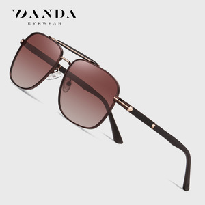 แว่นกันแดดทรงสี่เหลี่ยม DANDA รุ่น 6320 สำหรับผู้ชาย ป้องกันแสงสะท้อน โพลาไรซ์ UV400 กรอบโลหะ เหมาะสำหรับขับรถ - Product Image 1