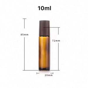 Perfume de Lujo en Aceite Esencial, Botella de Vidrio Roll-On de 5/10/15 ml, Tapa de Plástico Color Ámbar con Serigrafía - Product Image 6