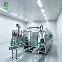 Ligne de production de remplissage d'eau en baril à vitesse réglable, nécessitant moins d'intervention humaine, pour atteindre un objectif de production de masse