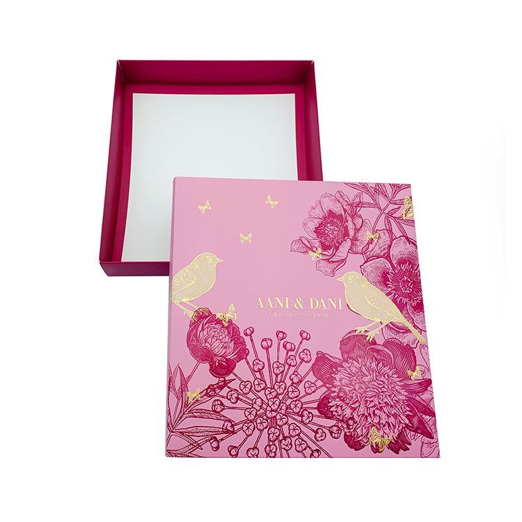 Custom Logo Pink Color Cosmetic Corrugated Packaging Mailer Box Shipping Box Paper Box