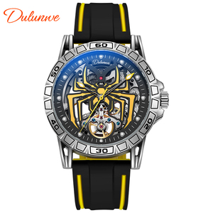 Reloj mecánico Dulunwe 6026D, reloj de pulsera popular a la moda, araña luminosa resistente al agua, reloj de concepto de agujero de gusano para hombre de alta calidad - Product Image 6