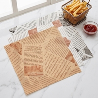 Rouleau de papier sulfurisé jetable personnalisé, imprimé, imperméable et résistant à la graisse, pour emballage alimentaire, impression numérique, revêtement PE simple face