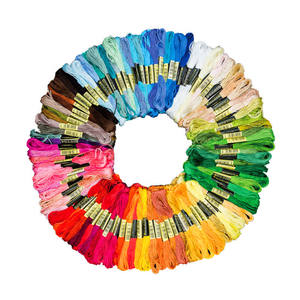 200 mélange de couleurs point de croix couture Crochet fils fil <span class=keywords><strong>à</strong></span> broder <span class=keywords><strong>coton</strong></span> Kit couture Crochet coloré pour ancre similaire <span class=keywords><strong>DMC</strong></span> - Product Image 2