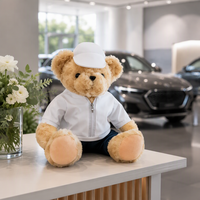 Ours en peluche personnalisé avec logo pour cadeau de magasin 4S
